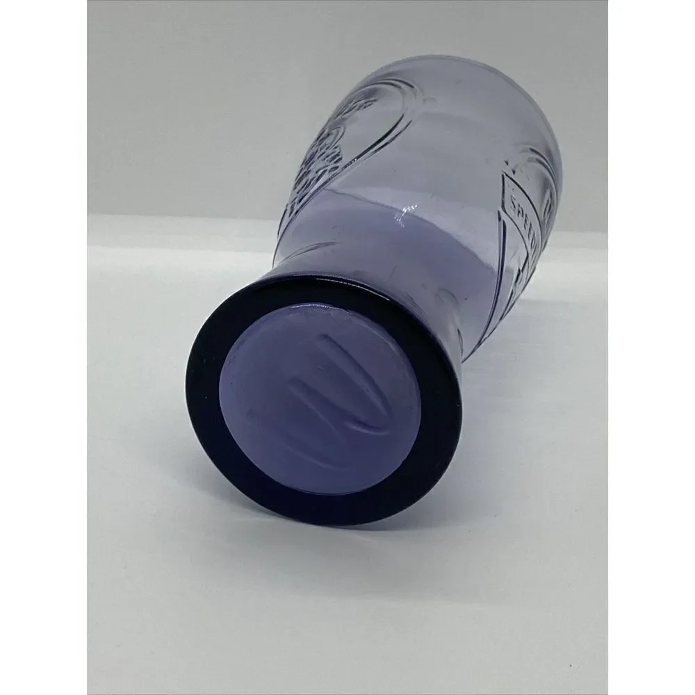 MCDONALD'S 1955 RETRO PURPLE SPEEDEE DRINKING LOGO GLASS  Vintage